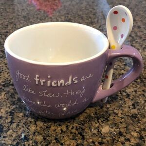 Good Friends Mug with Spoon